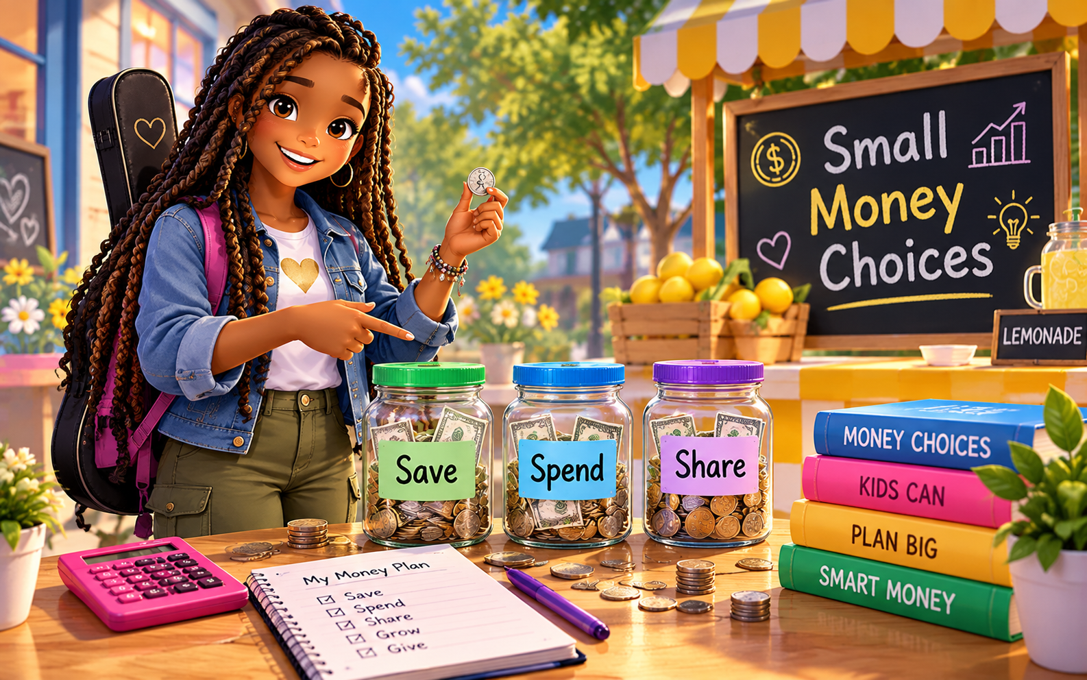 Arryn learning about smart money choices
